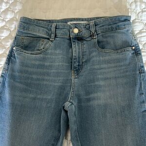 Zara light blue flare jeans